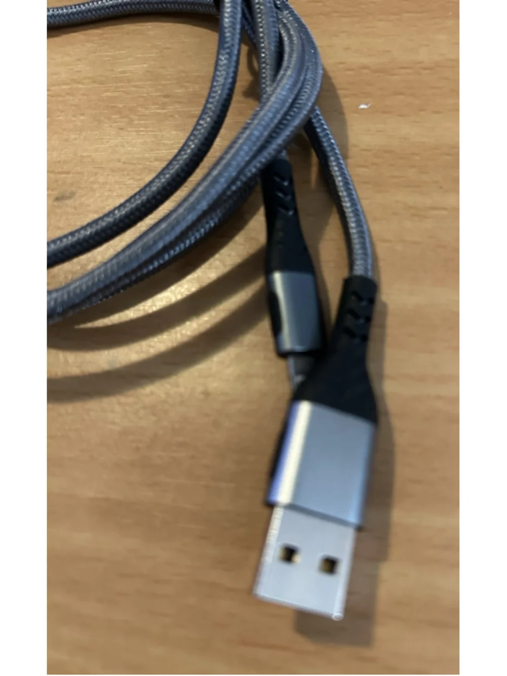 Apple Charger Cable for Apple products Grey Connects to Computer 6FT